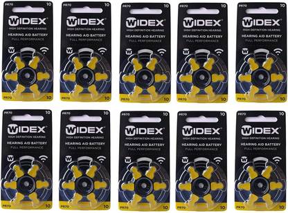 Widex Hearing Aids Battery 10 Identification Tag