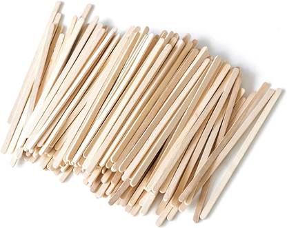shilpo Disposable Eco-Friendly bamboo Tea Beverages coffee Stirrer Sticks Wooden 12 cm Stirrer