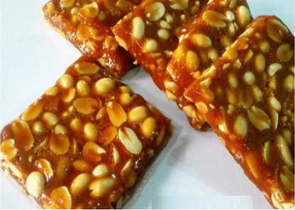 INTROVEJ Peanut Chikki Sweet 250gm Pouch
