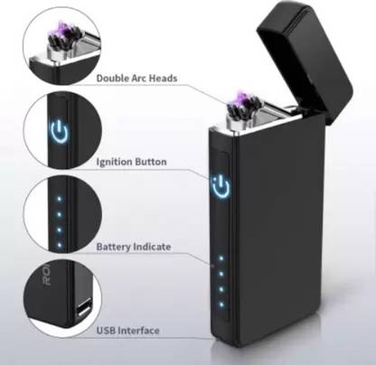 ROAR PJA_507I_Arc Cigarette Lighter Battery Indication Touch Screen Sensor Lighter PJA_507I_Arc Cigarette Lighter Battery Indication Touch Screen Sensor Lighter Cigarette Lighter