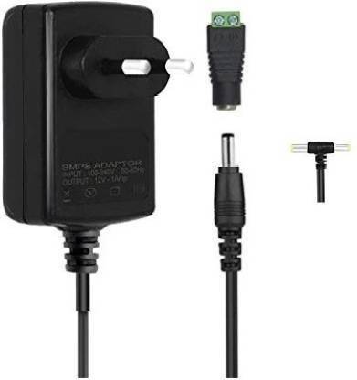 D25 Power Adapter 12V 1 Amp Dual Pin with Screw Terminal for Charger, SMPS, CCTV,LED Worldwide Adaptor