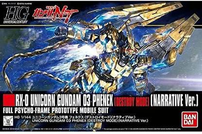 Bandai Hobby HGUC 1/144 Unicorn Gundam 03 Phenex Destroy Mode Narrative Ver