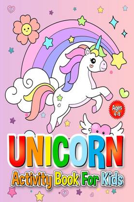 Unicorn Activity Book For Kids