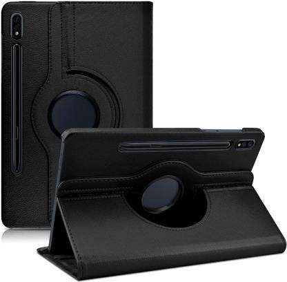 S-Softline Flip Cover for Samsung Galaxy Tab S7 11inch, Luxury Slim Rotate Flip Case