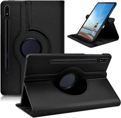 S-Line Flip Cover for Samsung Galaxy Tab S6 T865 10.5 inch, 3D Rotate Luxury Slim Rotate Flip Case
