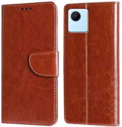 Nuvak Flip Cover for Realme C30, Realme C30s, Realme Narzo 50i Prime