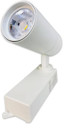 Wipro Wipro 10 Watt Cylindrical Sleek LED 36 Degree Track Light (4000K,White) Recessed Ceiling Lamp