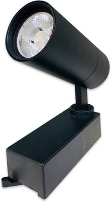 Wipro Wipro 10 Watt Cylindrical Sleek LED Track Light 36 Degree (3000K, Black) Recessed Ceiling Light Ceiling Lamp