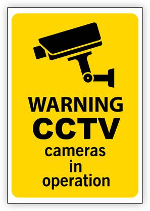 signEver Warning CCTV Camera In Operation Emergency Sign