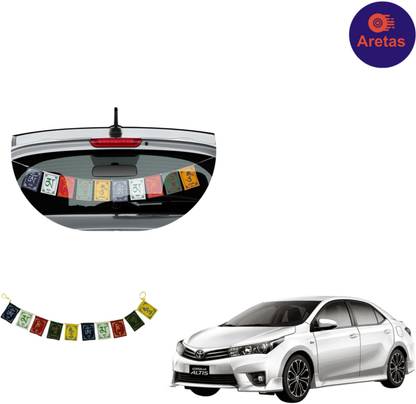 Aretas Tibetan Prayer Flags For Toyota Corolla Altis Rectangle Car Window Flag