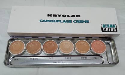 KRYOLAN Darma 6 colors base palette Foundation