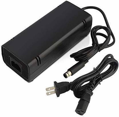 gamenophobia Xbox 360 E Power Supply Brick with Power Cord Gaming Adapter