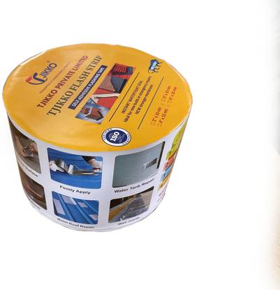 TJIKKO Multipurpose UV Resistant Self-Adhesive Flashing Bituminous Tape, 100 mm width 10 m Bitumen Tape