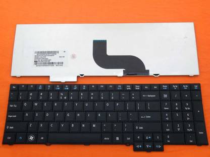 TechSonic Keyboard For Acer TravelMate 5760, 6595, 7750, 8573 Internal Laptop-size Laptop Keyboard Compatible with Desktop, Laptop, Mac