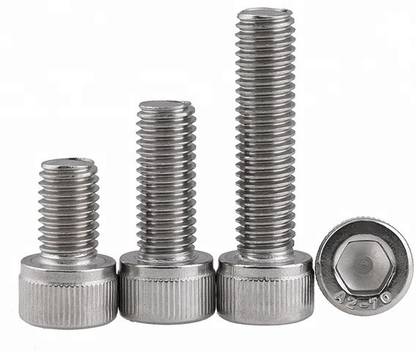 RPI SHOP Bolt M6 X 40mm Socket Cap Screws, Allen,SS 304, Machine Thread, Pack Of 25 Pcs