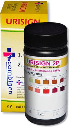 Urisign Urine Test Strip for Glucose and Ketone, Pack of 50 Strip Ph Test Strip