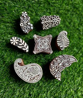 KN BlockWala Wood Block Stamps101,( 2 TO 3 INCH) Printing Blocks