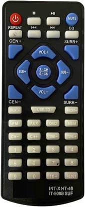 SHIELDGUARD Remote Control IT-500B Compatible for Home Theater System Intex Remote Controller