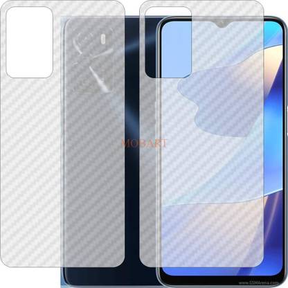 MOBART Back Screen Guard for OPPO CPH2271 (3D Carbon Fiber Finish)