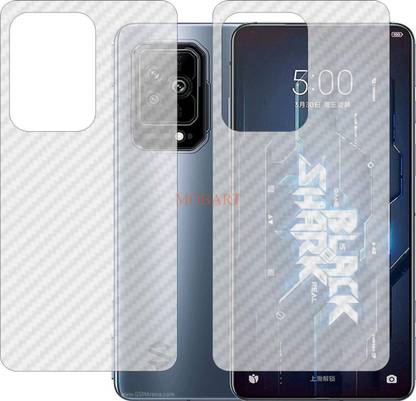 MOBART Back Screen Guard for XIAOMI BLACK SHARK 5 5G (3D Carbon Fiber Finish)