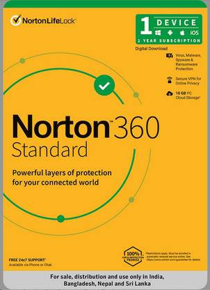 Norton Lifelock Internet Security 1 User 1 Year