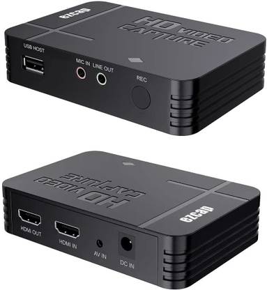 microware HDMI AV Video Capture Card for PS4 STB VHS Camcorder Camera PC Video Recording Media Streaming Device