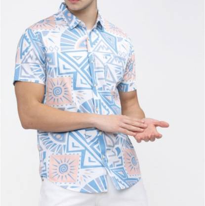 Men Printed Casual Multicolor Shirt