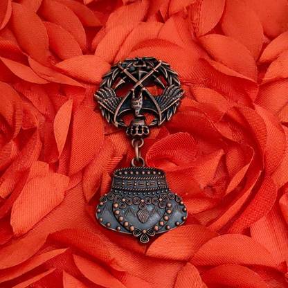 Sullery King's Crown Lapel Pin Wedding partwear Coat And Shewani Brooch Men And Boys Brooch