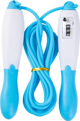 SYGA Fitness Skipping Rope Electronic Skip for Adult Men and Women-Blue Freestyle Skipping Rope