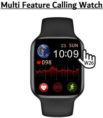 Bymaya B1609 | W26 Plus Calorie Track, Multi Sport Mode Calling Function (Pack of 1) Smartwatch