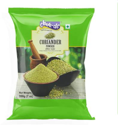 CHUKDE Spices Hara Dhania/Dhaniya (Coriander) Powder