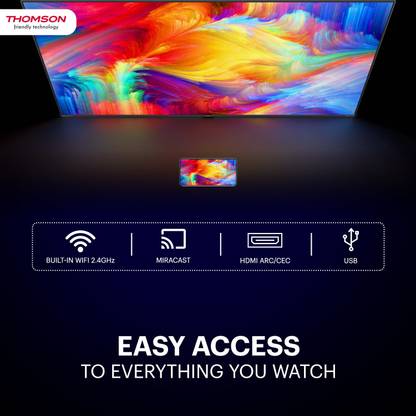 Thomson Alpha 80 cm (32 inch) HD Ready LED Smart Linux TV with 30 W Sound Output & Bezel-Less Design