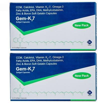 Nukind Gem K27 Softgel Capsule - 10 N (Pack of 2)