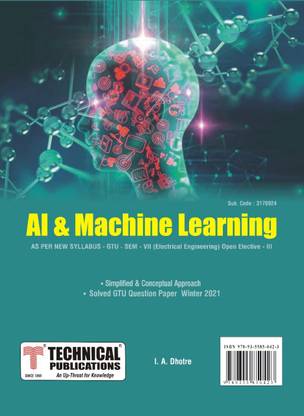 AI and Machine Learning for GTU 18 Course (VII - ELECTRICAL - 3170924) - Open Elective - III