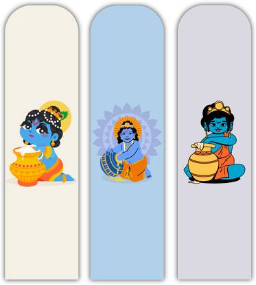 woopme Krishna Design PK-5010 Magentic Bookmark