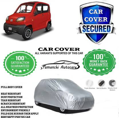 Tamanchi Autocare Car Cover For Bajaj Qute RE60 Petrol