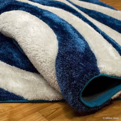 Acarpet Blue Polyester Carpet