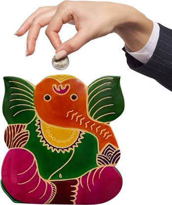 Balona Ganesha Green Coin Bank