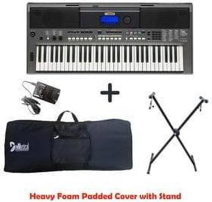 Yamaha PSR-I400 61-keys keyboard with gig bag,stand,dust cover & power adapter combo