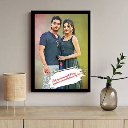 Puff And pass Glass Table Photo Frame