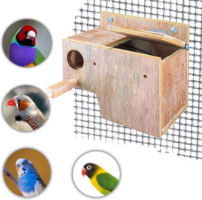 cribfactory Breeding Box for African love birds, Budgies, JAVA, and Gouldian Bird Cage