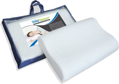Sleep Universe Memory Foam Solid Orthopaedic Pillow Pack of 1