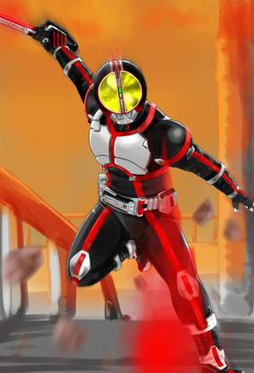 Kamen Rider Faiz Matte Finish Poster Paper Print