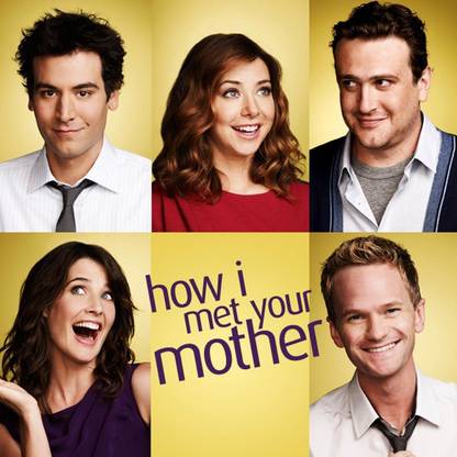 Himym Cast Poster Matte Finish Poster Paper Print