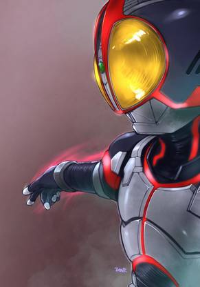 Kamen Rider Faiz Matte Finish Poster Paper Print