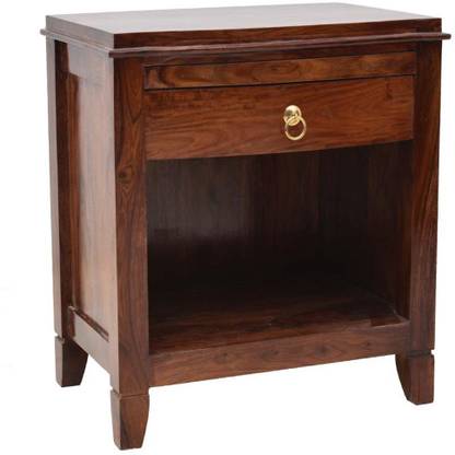 WOODECORE Solid Wood Corner Table