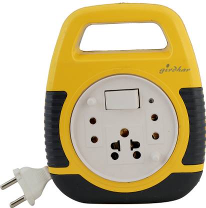 Girdhar Extension Board Yellow Black 1  Socket Extension Boards