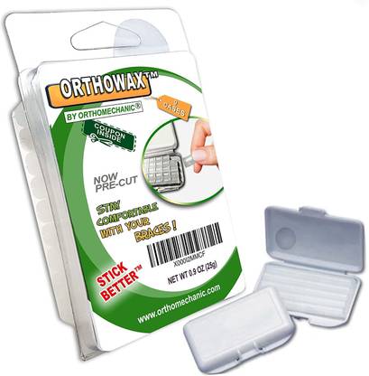 ORTHOWAX Orthomechanics Orthodontic Wax for Braces Wearer Teeth Whitening Kit