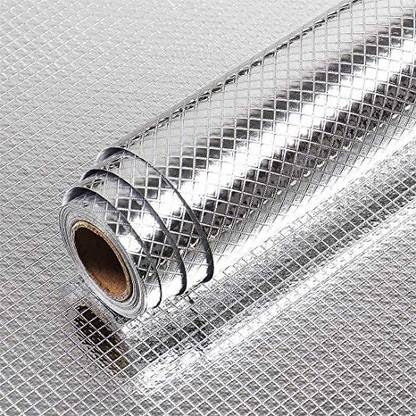Shree Sadguru Hub Vinyl Classics Silver Wallpaper