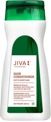 JIVA Hair Conditioner - Natural & Herbal Hair Conditioner - Provides Deep Nourishment - 200 ml Each - Pack of 4